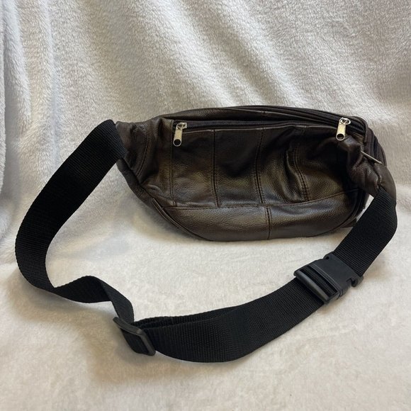 Chocolate Brown Adjustable Fanny Pack Lots Of Pockets‎ - Picture 3 of 7